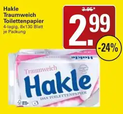 WEZ Hakle Traumweich Toilettenpapier Angebot