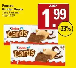 WEZ Ferrero Kinder Cards Angebot