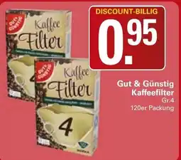 WEZ Gut & Günstig Kaffeefilter Angebot