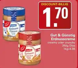 WEZ Gut & Günstig Erdnusscreme Angebot