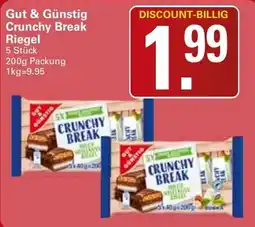 WEZ Gut & Günstig Crunchy Break Riegel Angebot