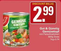 WEZ GEMÜSE EINTOPF Angebot