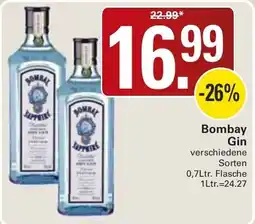 WEZ Bombay Gin Angebot