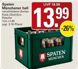 WEZ Spaten Münchener hell Angebot