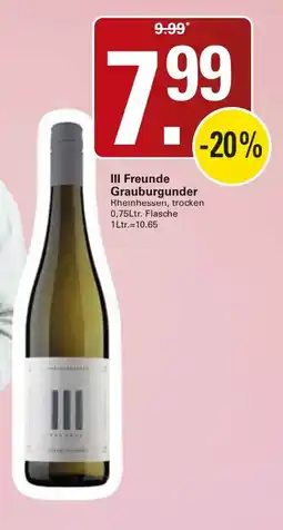 WEZ III Freunde Grauburgunder Angebot
