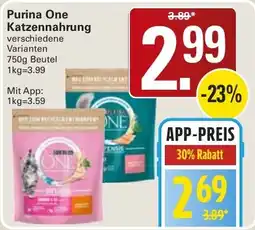 WEZ Purina One Katzennahrung Angebot