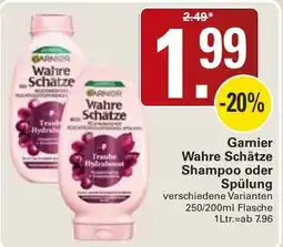 WEZ Garnier Wahre Schätze Shampoo oder Spülung Angebot