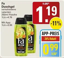 WEZ Fa Duschgel Angebot