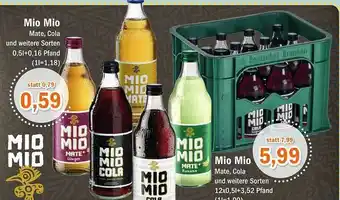 Aktiv Irma Mio Mio Mate Cola Und Wietere Sorten Mio Mio Mate Cola Und Weitere Sorten Angebot