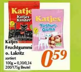 inkoop Katjes Fruchtgummi O. Lakritz Angebot