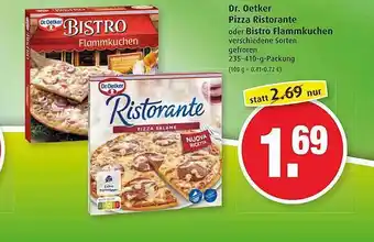 Markant Dr. Oetker Pizza Ristorante Oder Bistro Flammkuchen Angebot