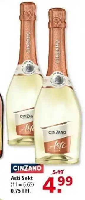 Multi Markt Cinzano Asti Sekt Angebot