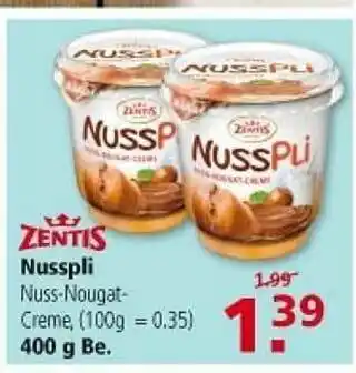 Multi Markt Zentis Nusspli Angebot