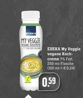 Edeka Edeka My Veggie Vegane Kochcreme Angebot