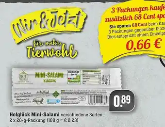 Edeka Hofglück Mini-salami Angebot