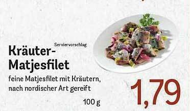 Kräuter-matjesfilet Angebot bei Edeka