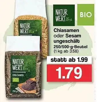 Famila Nord West Chiasamen Oder Sesam Ungeschält Angebot