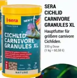 Zookauf Sera cichlid carnivore granules xl Angebot