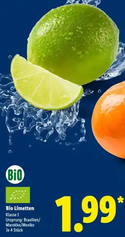 Lidl Bio Limetten Angebot