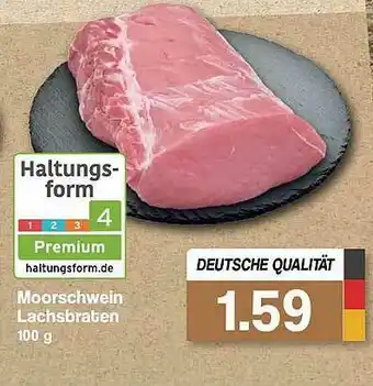 Famila Nord West Moorschwein Lachsbraten Angebot