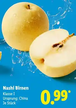 Lidl Nashi Birnen Angebot