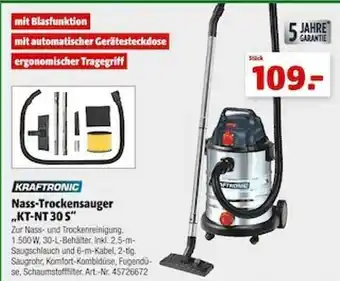 Hagebau Kraftronic Nass-trockensauger „kt-nt 30s“ Angebot