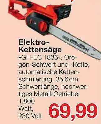 Jawoll Elektro-kettensäge Angebot