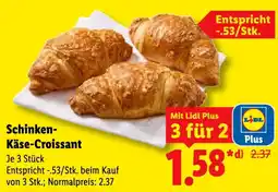 Lidl Schinken Käse-Croissant Angebot