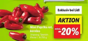 Lidl Mini Paprika Rot Kernlos Angebot