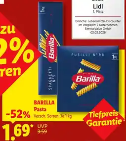 Lidl BARILLA Pasta Angebot