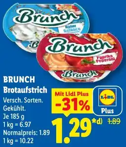 Lidl BRUNCH Brotaufstrich Angebot