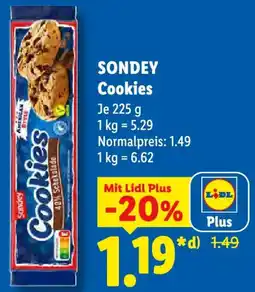 Lidl SONDEY Cookies Angebot