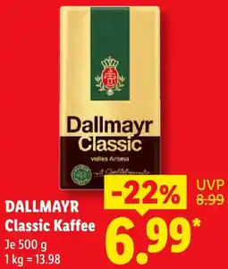 Lidl DALLMAYR Classic Kaffee Angebot