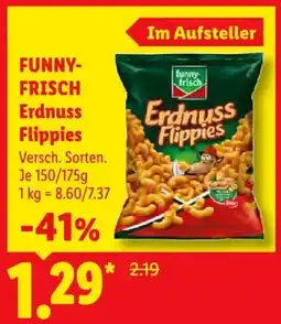 Lidl FUNNYFRISCH Erdnuss Flippies Angebot