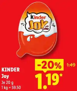 Lidl KINDER Joy Angebot