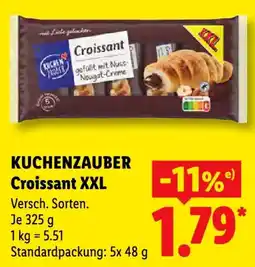 Lidl KUCHENZAUBER Croissant XXL Angebot