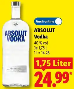 Lidl ABSOLUT Vodka Angebot