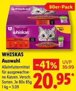 Lidl WHISKAS Auswahl Angebot