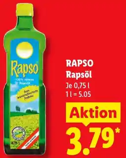 Lidl RAPSO Rapsöl Angebot