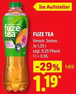 Lidl Fuze tea Angebot