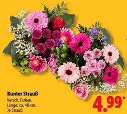 Lidl Bunter Strauß Angebot