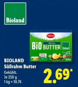 Lidl BIOLAND Süßrahm Butter Angebot