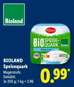 Lidl Bioland Speisequark Angebot