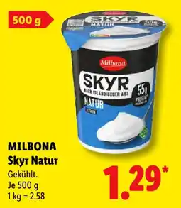 Lidl MILBONA Skyr Natur Angebot