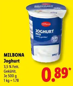 Lidl Milbona Joghurt Angebot