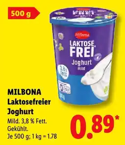 Lidl MILBONA Laktosefreier Joghurt Angebot