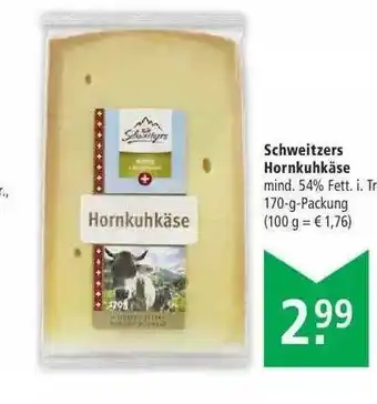 Marktkauf Schweitzers Hornkuhkäse Angebot