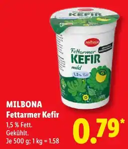 Lidl MILBONA Fettarmer Kefir Angebot