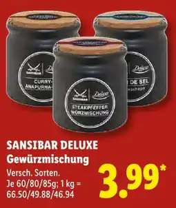 Lidl SANSIBAR DELUXE Gewürzmischung Angebot