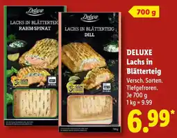 Lidl DELUXE Lachs in Blätterteig Angebot